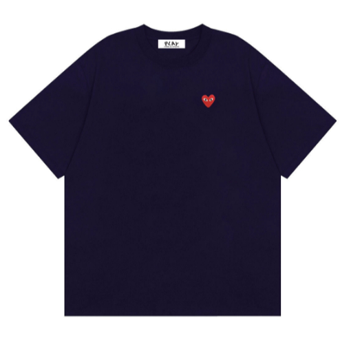 2026 Play comme des garcons CDG ใหม่เสื้อยืดคอกลมลายพรางผู้ชายและผู้หญิงลำลองแขนสั้น 0803