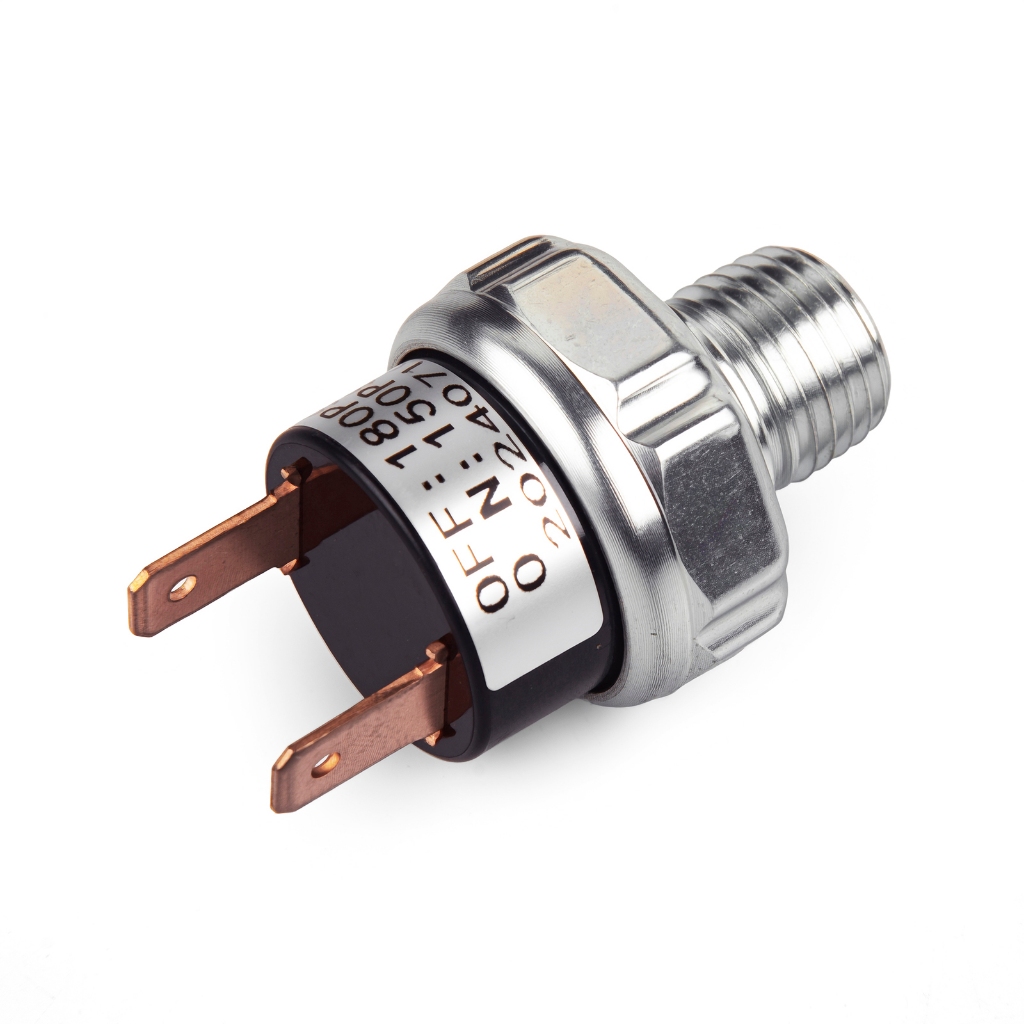 1/4 NPT สวิทช์ความดัน Air Suspension ถังคอมเพรสเซอร์อัตโนมัติ Air Horn Control วาล์วความดัน 120-150P