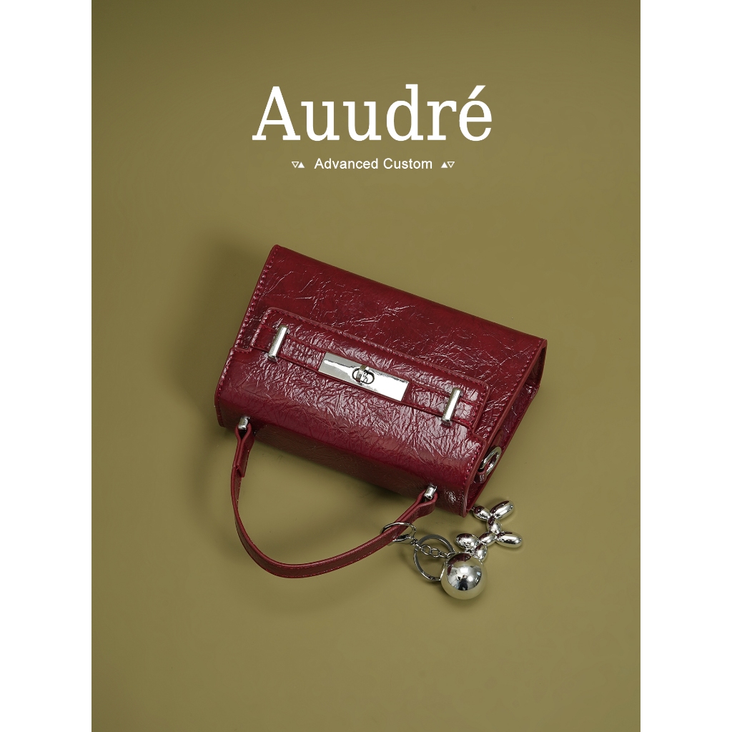 AUUDRE حقيبة يد وكتف حمراء — صورة 2