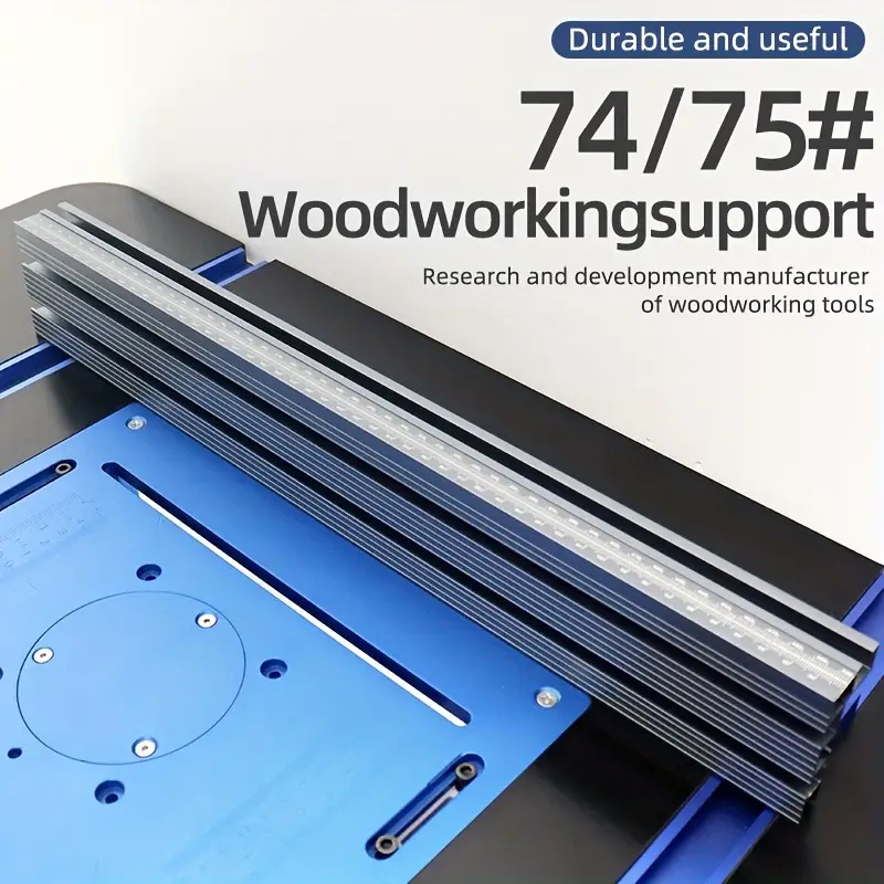 800 มม.74/75 ประเภทอลูมิเนียมโปรไฟล์รั้ว Miter, ตารางเลื่อยรั้ว, Multi Miter T-Track Bandsaw Jig, งานไม้ตารางเลื่อย Backer Rail เครื่องมือ