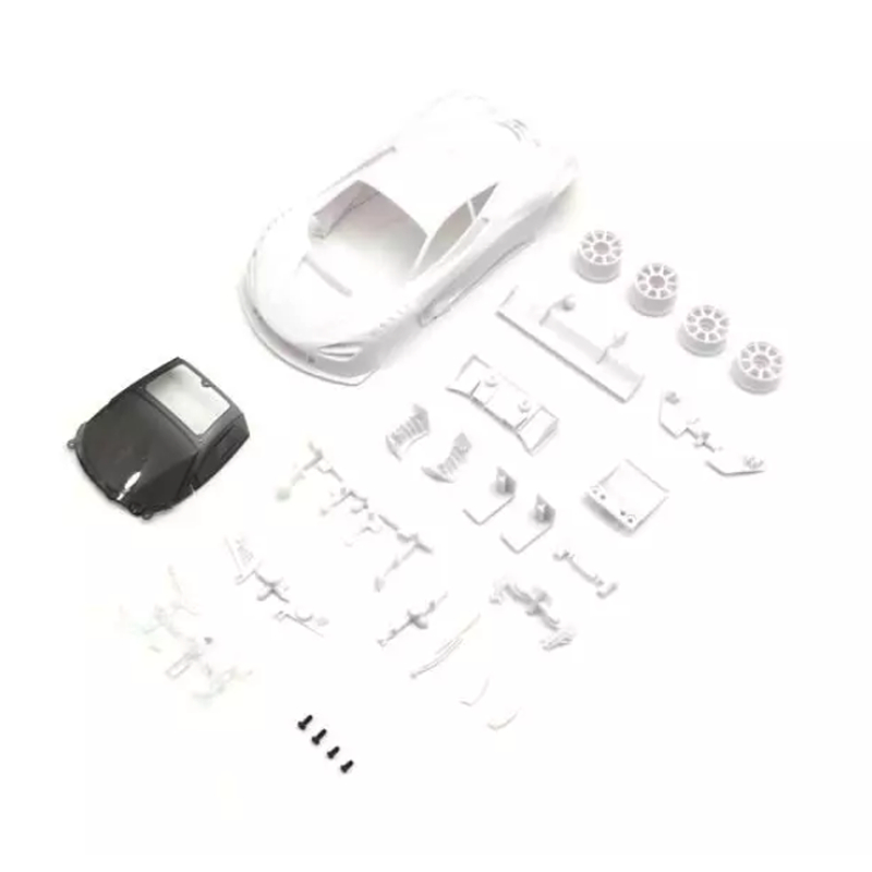 Kyosho Mini-z RWD McLaren 720S GT3 Racing White Body Set (ยังไม่ทําสี/มีล้อ) MZN234