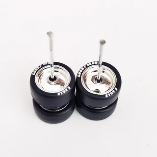 1/64 Mini รถล้อ 11 มม.ยาง Tyres 1:64 รุ่นรถยนต์ขอบกระจก Claw สูตรหรือกลีบ Leaf Shape สําหรับล้อร้อน/Matchbox/Domeka