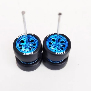 1/64 Mini รถล้อ 11 มม.ยาง Tyres 1:64 รุ่นรถยนต์ขอบกระจก Claw สูตรหรือกลีบ Leaf Shape สําหรับล้อร้อน/Matchbox/Domeka