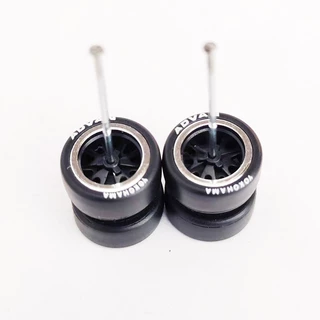1/64 Mini รถล้อ 11 มม.ยาง Tyres 1:64 รุ่นรถยนต์ขอบกระจก Claw สูตรหรือกลีบ Leaf Shape สําหรับล้อร้อน/Matchbox/Domeka