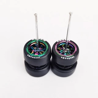 1/64 Mini รถล้อ 11 มม.ยาง Tyres 1:64 รุ่นรถยนต์ขอบกระจก Claw สูตรหรือกลีบ Leaf Shape สําหรับล้อร้อน/Matchbox/Domeka