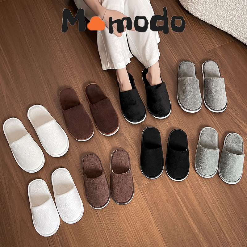 รองเท้าแตะในร่มขนแกะปะการัง Unisex กันลื่น ขนาด 36-41