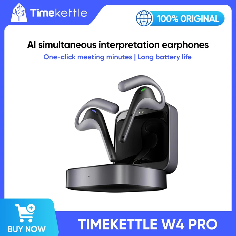 Timekettle W4 Pro เครื่องฟังอัจฉริยะที่แปลภาษาได้ในแบบคู่ทาง เรียลไทม์ รองรับ 40 ภาษา