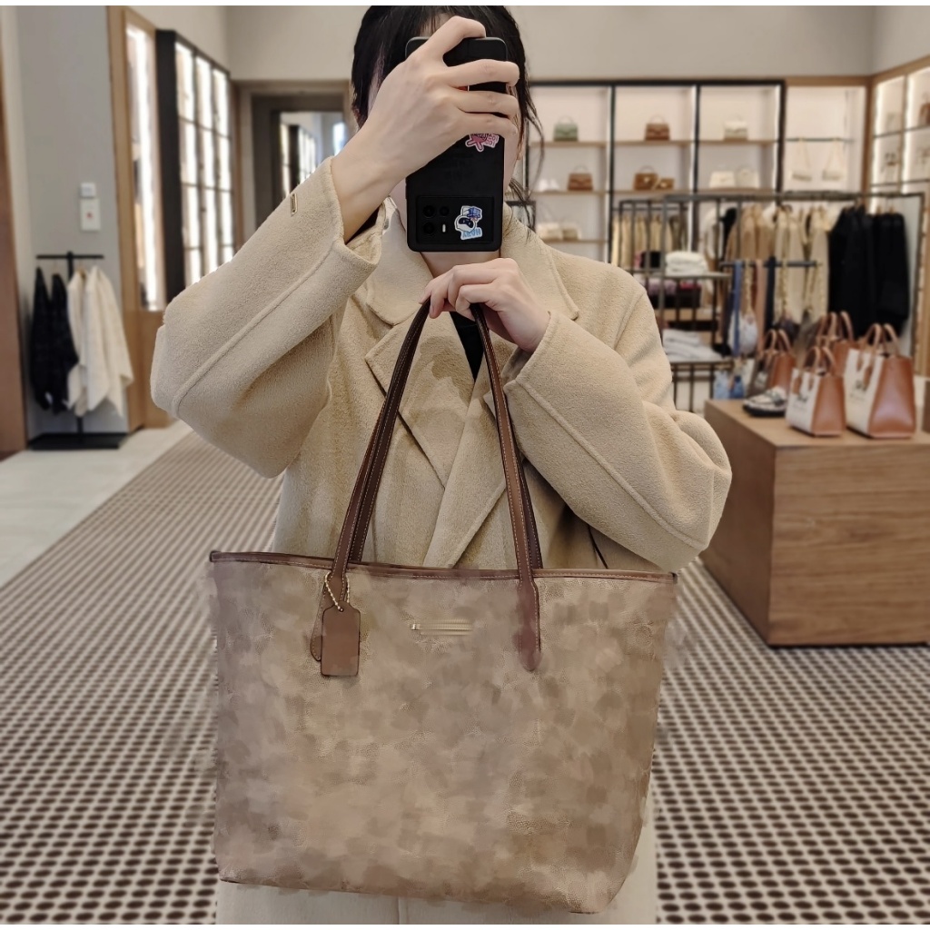 CV976 City Tote 33cm กระเป๋าถือผู้หญิงกระเป๋าสะพายช้อปปิ้ง 976