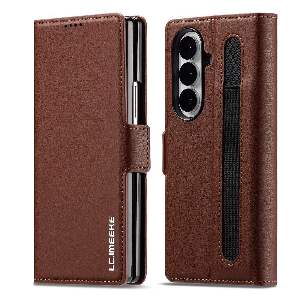Magnetic Flip Casing สําหรับ Samsung Galaxy Z Fold 6 7 Case Z Fold6 Fold7 กระเป๋าสตางค์ฝาครอบป้องกัน