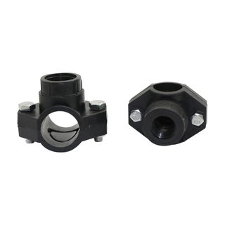 1/2 "3/4" ท่อข้อต่อคงที่ DN32/25 ท่อหนีบการเกษตรประหยัดน้ําชลประทานซ่อมท่อน้ํา