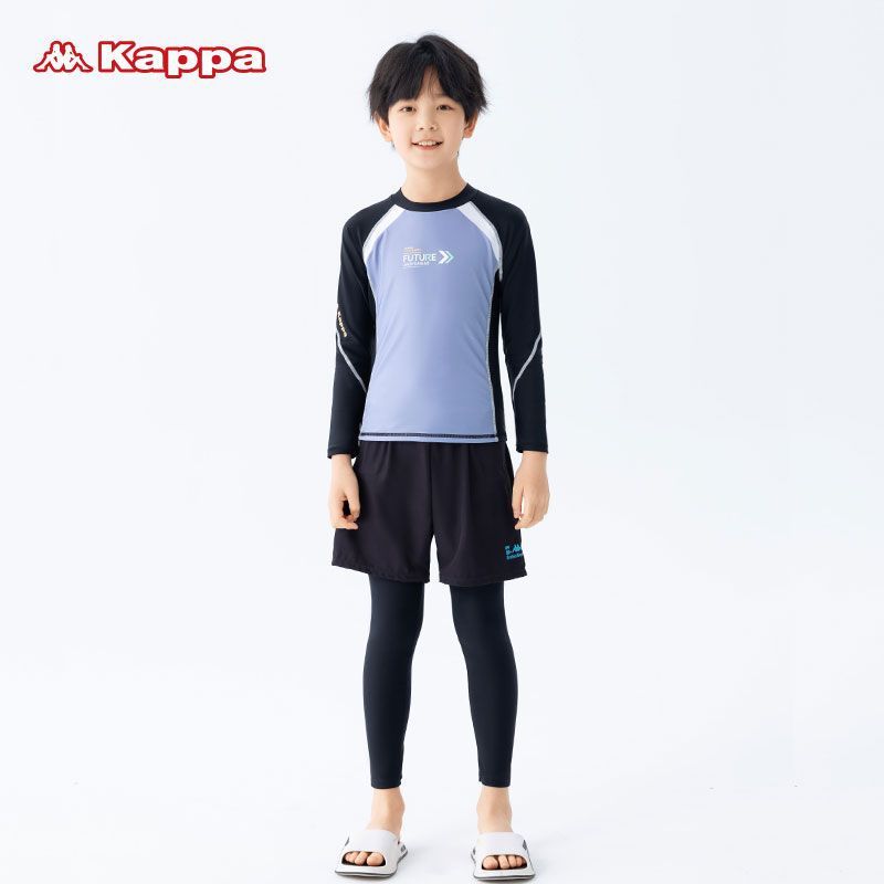 ชุดว่ายน้ำเด็กผู้หญิง Kappa สไตล์ทันสมัยสำหรับวันพักผ่อนที่ชายหาด