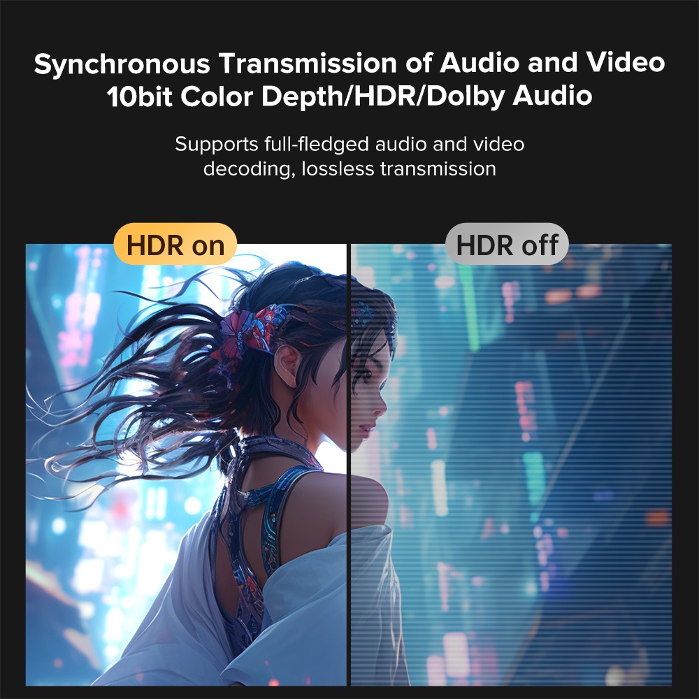 LLANO HDMI 2.0 Switcher, 2-in-1 Out / 1-in-2 Out, อะแดปเตอร์แยก HDMI 4K สองทาง 4K/60Hz 2K/120Hz, 20M, Converter สําหรับแล็ปท็อป / สวิตช์ PS4 PS/ทีวี/จอภาพ ราคา ถูกที่สุด ดีลบีเคเค แกลเลอรีภาพที่ 8