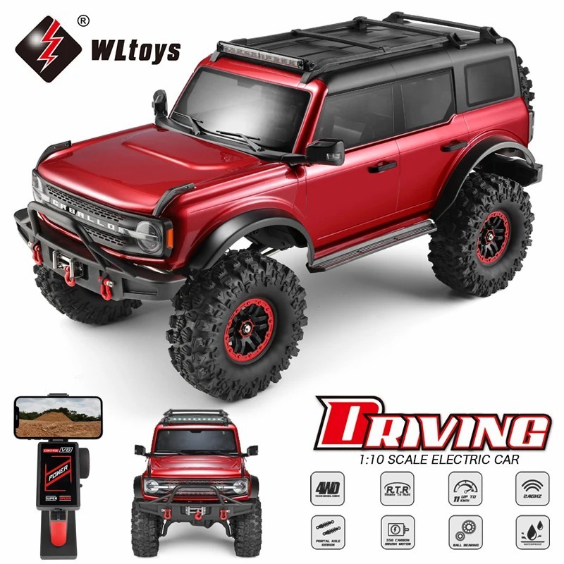 อัพเกรด Vision WLtoys 104020 1/10 Professional RC รถ Off Road 4x4 2.4G 4WD รีโมทคอนโทรลรถ 45 นาทีทํา