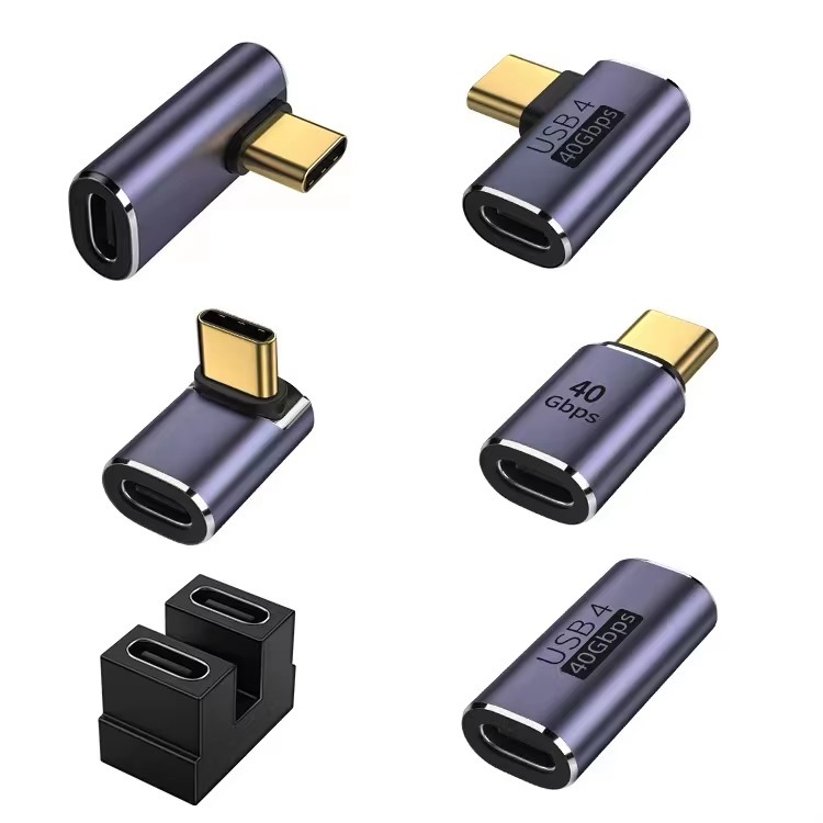 อะแดปเตอร์ USB4 USB Type C ถึง USB C อะแดปเตอร์ PD 100W Fast Charging 40Gbps Data Transfer รองรับ 4K 8K Video Transfer สําหรับแล็ปท็อปโทรศัพท์มือถือแท็บเล็ต