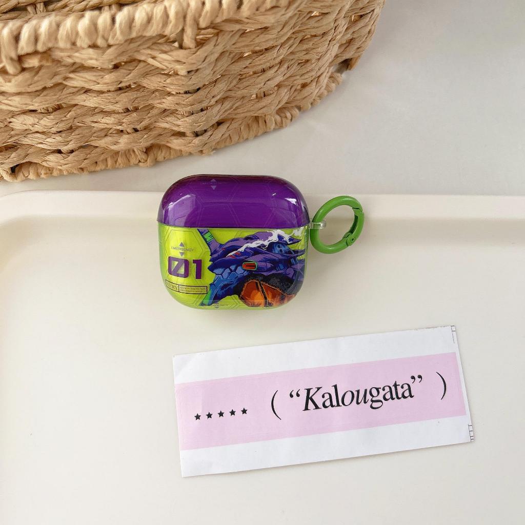 EVA โทรศัพท์แรก Gundam Apple หูฟังเหมาะสําหรับ Apple Airpods รุ่นที่ 1/2nd Generation ที่ไม่ซ้ํากัน 