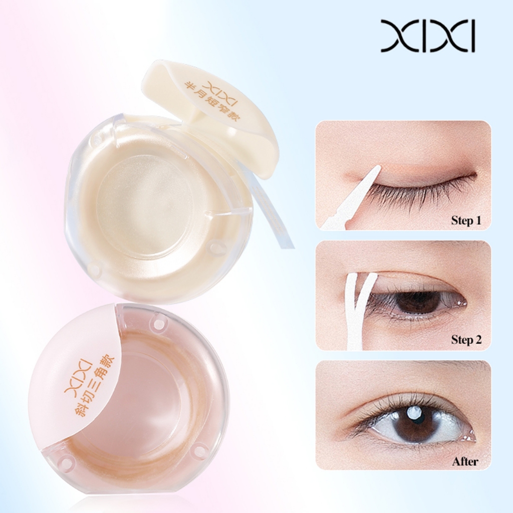 XIXI Pull Type Double Eyelid Patch 70 คู่ - Natural Invisible Traceless Long Lasting ความหนืดสูงกันน้ําไม่ดัดผมขอบสติกเกอร์เปลือกตา GJ-199