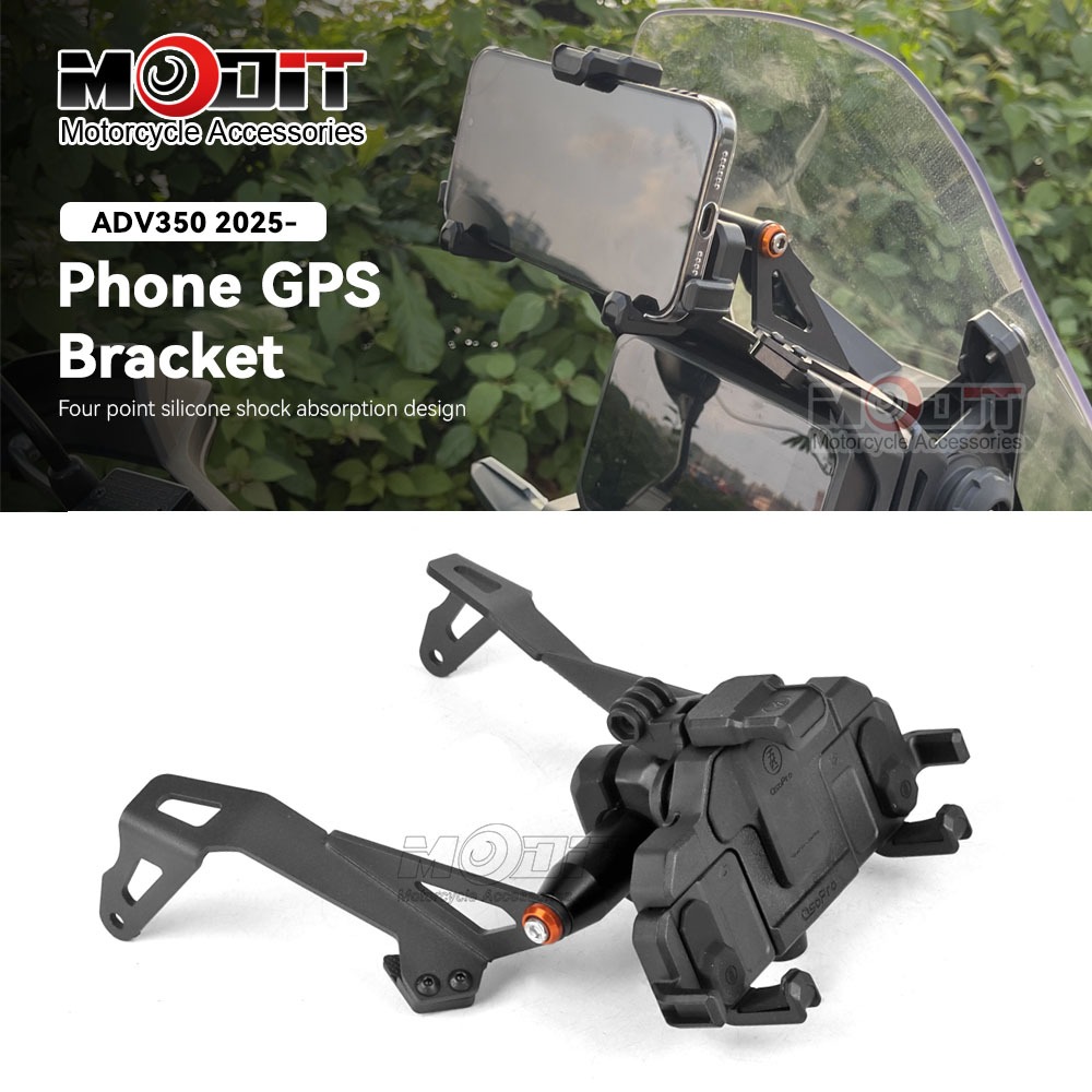 ADV350 2025 Navigation Bracket รถจักรยานยนต์ Navigator ผู้ถือโทรศัพท์ GPS Navigation สําหรับ Honda A
