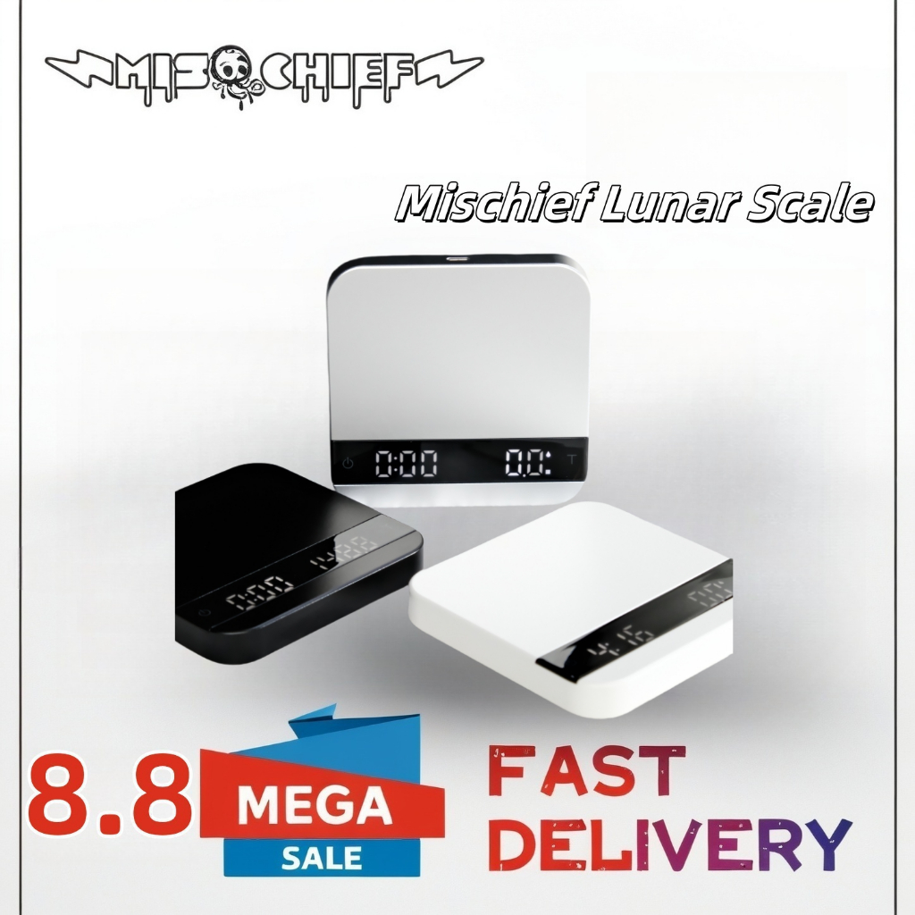 Mischief Lunar Scale Water Flow Display โหมดการชั่งน้ําหนักหลายตัวเช่น Acaia Lunar Scale 2021