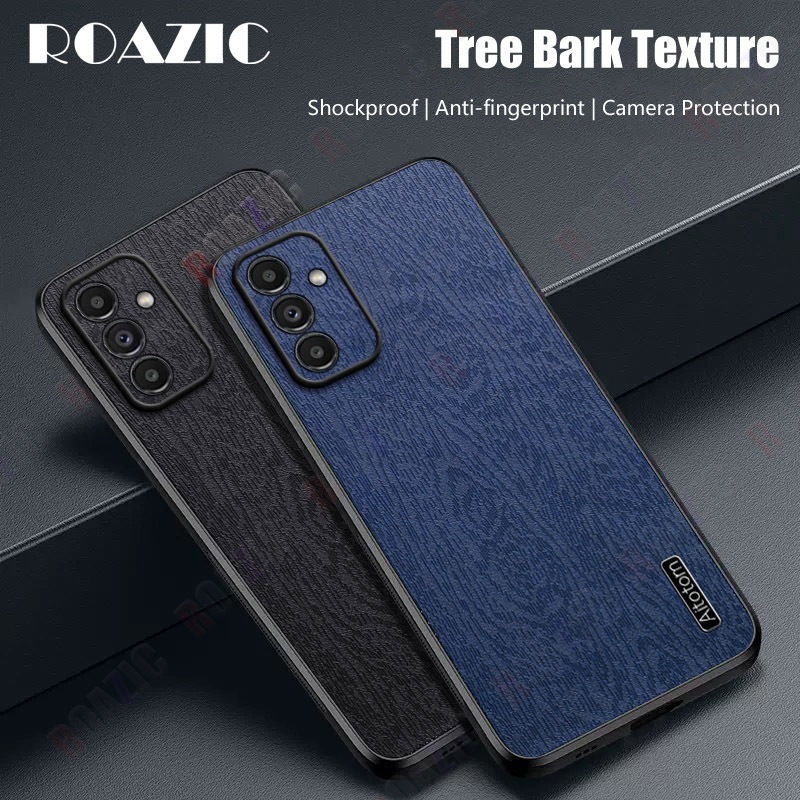 Tree Bark Case ใช้งานร่วมกับสําหรับ Samsung Galaxy A16/A16 5G/A16 LTE เคสโทรศัพท์หรูหรา Matte Stripe