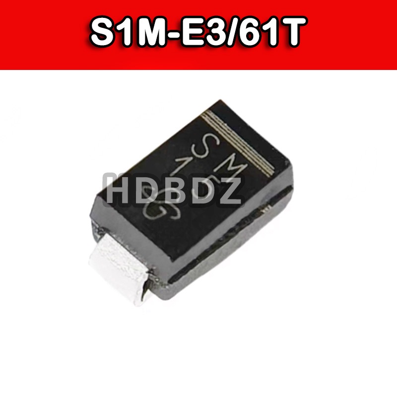 20~50PCS S1M-E3/61T SMA SM  1kV 1A ไดโอด IC SMD