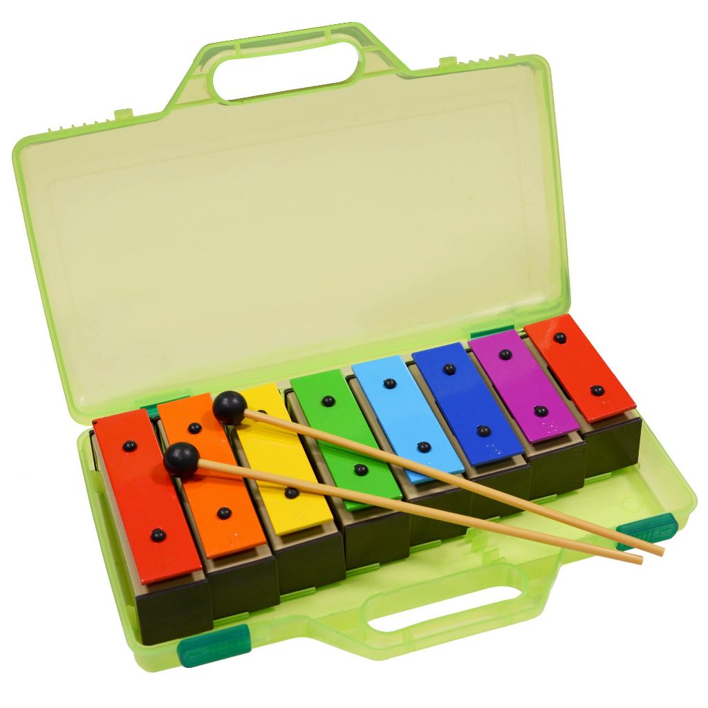 8 หมายเหตุ Chromatic Xylophone เพลงเด็กปฐมวัยที่ถอดออกได้ Rainbow Glockenspiel 8-note Xylophone สีสัน Glockenspiel - รูปที่ 4