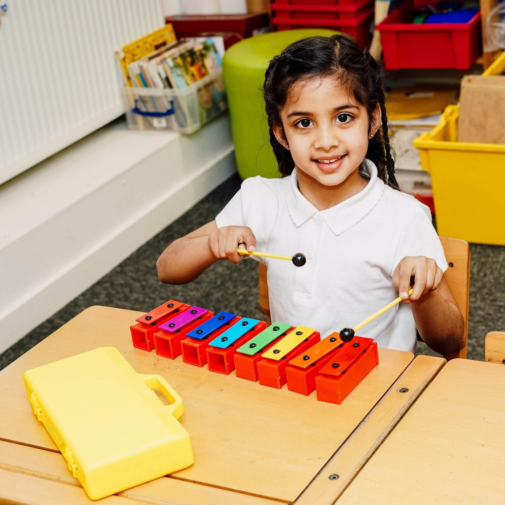 8 หมายเหตุ Chromatic Xylophone เพลงเด็กปฐมวัยที่ถอดออกได้ Rainbow Glockenspiel 8-note Xylophone สีสัน Glockenspiel - รูปที่ 5