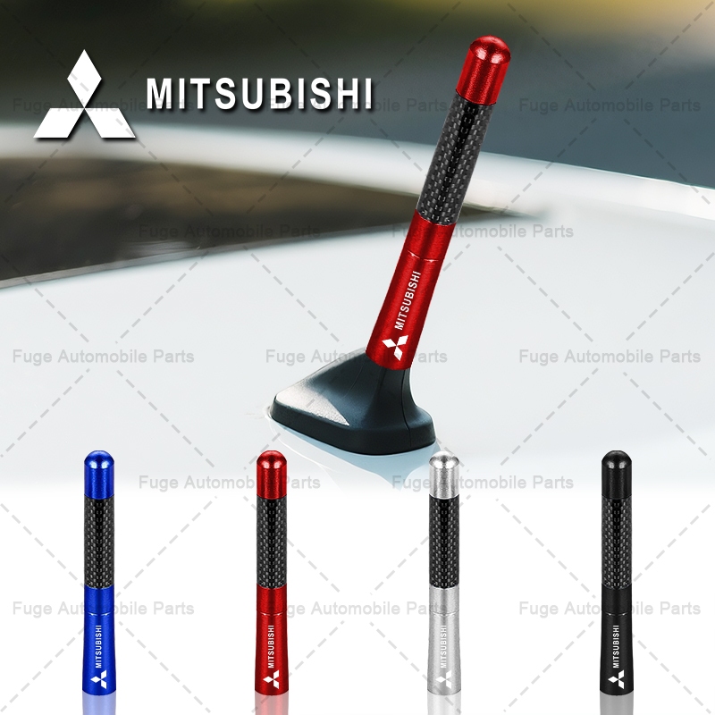 1pcs เสาอากาศรถยนต์ AM/FM วิทยุ Aerial โลโก้รถเสาอากาศสําหรับ Mitsubishi ASX Lancer Pajero Outlander L200 EVO EX สินค้า Gadgets