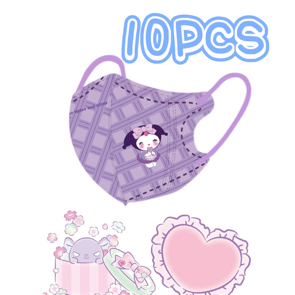 หน้ากาก คุโรมิ  หน้ากากนักเรียนพิมพ์ลายการ์ตูนน่ารักอายุ 4-12 ปีบรรจุแยกชิ้น 50 ชิ้นกันฝุ่นและเรียบง่าย - รูปที่ 6