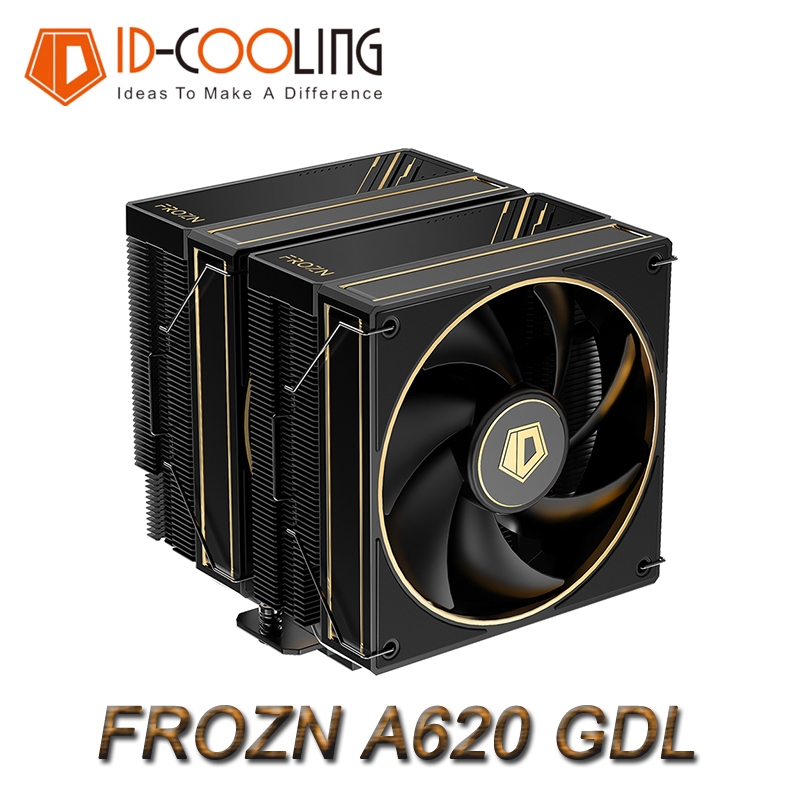 ID-COOLING FROZN A620 GDL CPU Air Cooling Tower Cooler ความร้อน 6 ท่อ 12 ซม.Dual tower พัดลมเงียบสํา