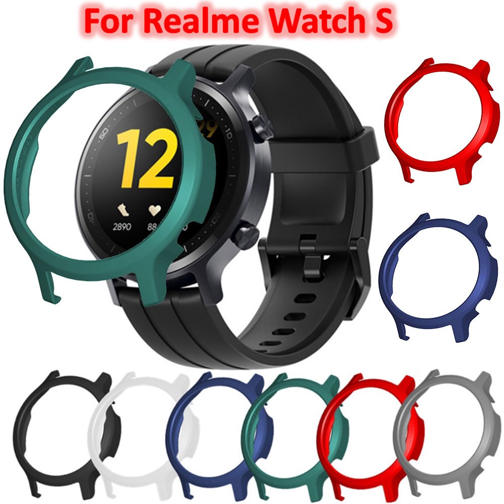 Hollow PC สําหรับ Realme นาฬิกา S อุปกรณ์เสริม Smartwatch All-around กันชนกรอบ Shell สําหรับ Realme นาฬิกา S กรณี