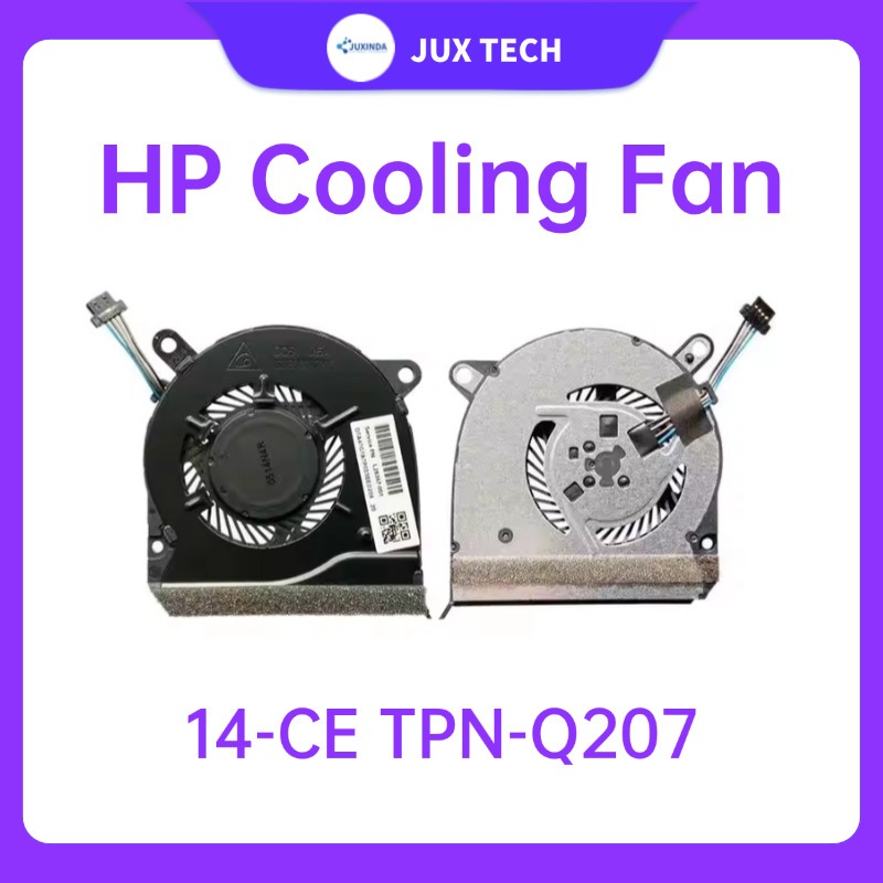 โน้ตบุ๊ค CPU พัดลมระบายความร้อน DC 5V 0.5A หม้อน้ําสําหรับ HP 14-CE TPN-Q207 Series พัดลม L26367-001