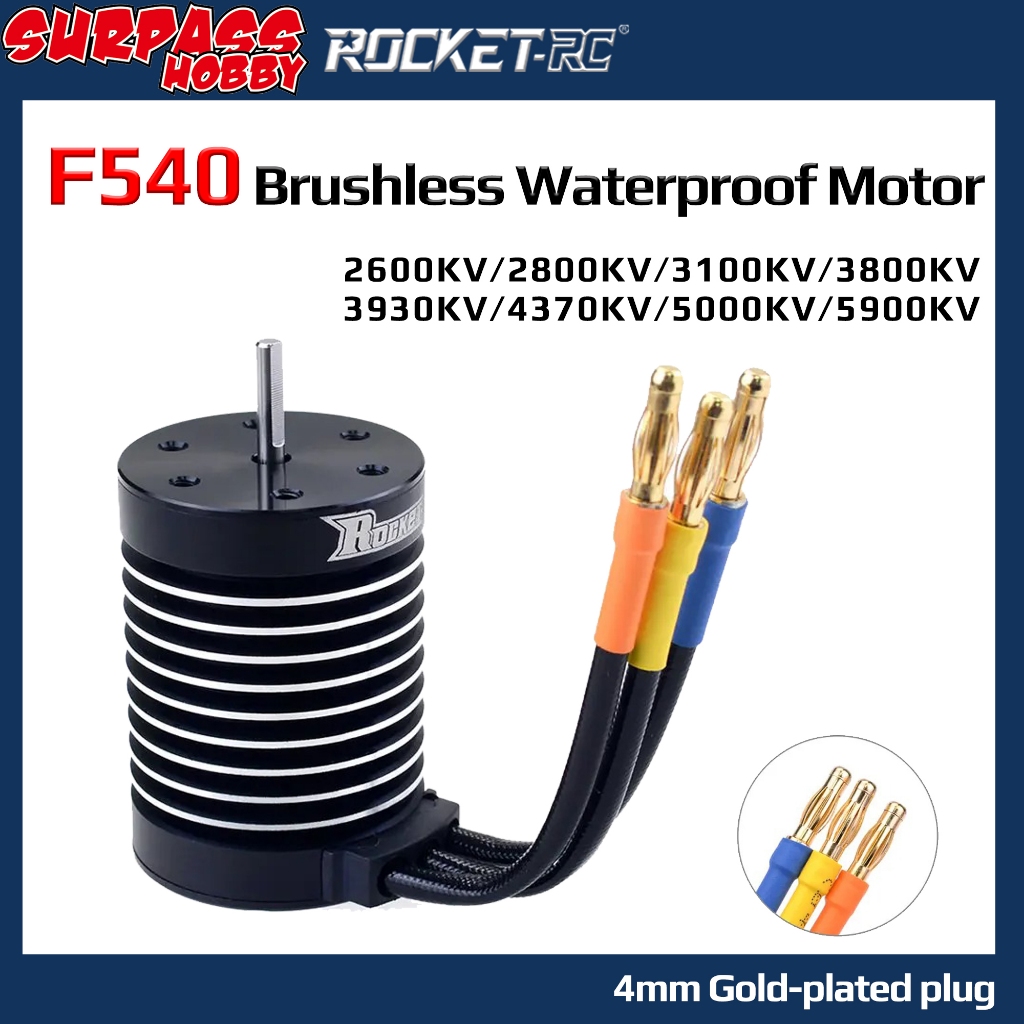 Surpass Hobby Rocket F540 2600KV 2800KV 3100KV 3800KV 3930KV 4370KV 5000KV 5900KV กันน้ํามอเตอร์ไร้แ