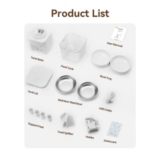 ROJECO 4.5L เครื่องป้อนแมว WiFi อัตโนมัติเครื่องจ่ายอาหารสุนัขการควบคุมอัจฉริยะเครื่องป้อนอัตโนมัติสําหรับแมวสุนัข
