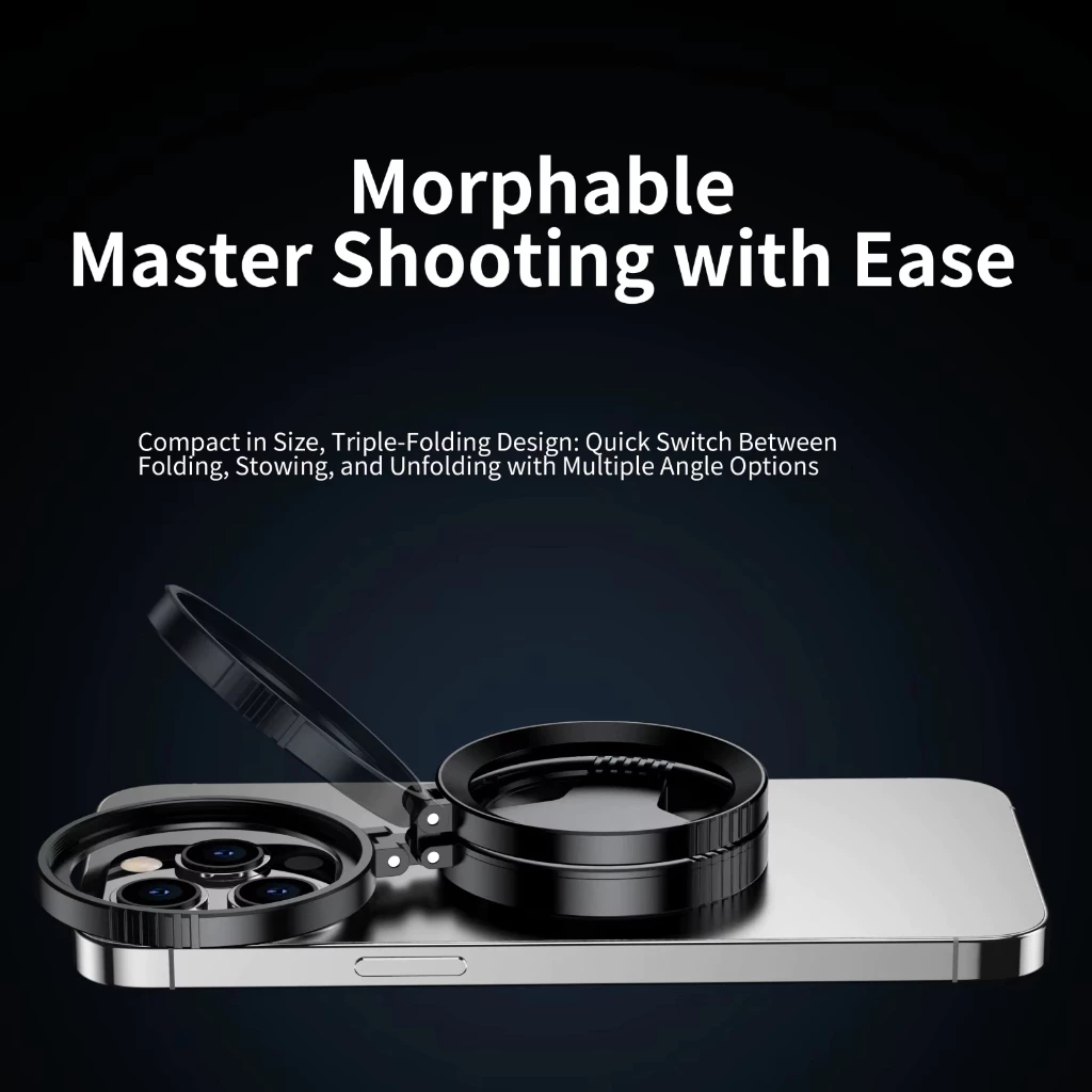 52 มม. CPL Polarizer Filter ที่วางแม่เหล็กสําหรับสมาร์ทโฟน Vlogging Filter Stand bracket thumbnail 6