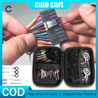จัดส่งในพื้นที่|38 + 1PCS & 82 + 1PCS Plug Pin Extractor ชุดกรณี–ยานพาหนะอะไหล่ถอดชิ้นส่วนชุดเครื่องมือ (3/8/18/20/41PCS ลวดเชื่อมต่อ Pins)