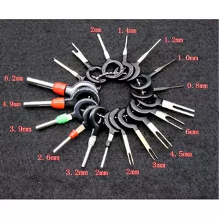 จัดส่งในพื้นที่|38 + 1PCS & 82 + 1PCS Plug Pin Extractor ชุดกรณี–ยานพาหนะอะไหล่ถอดชิ้นส่วนชุดเครื่องมือ (3/8/18/20/41PCS ลวดเชื่อมต่อ Pins)