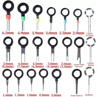 จัดส่งในพื้นที่|38 + 1PCS & 82 + 1PCS Plug Pin Extractor ชุดกรณี–ยานพาหนะอะไหล่ถอดชิ้นส่วนชุดเครื่องมือ (3/8/18/20/41PCS ลวดเชื่อมต่อ Pins)