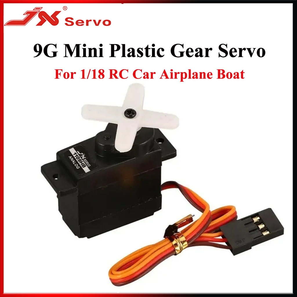 JX PS-1109HB 9G 2KG แรงบิด Mini Servo เกียร์พลาสติก Analog Micro Motor Servo 4.8V-6V สําหรับ 1/18 RC