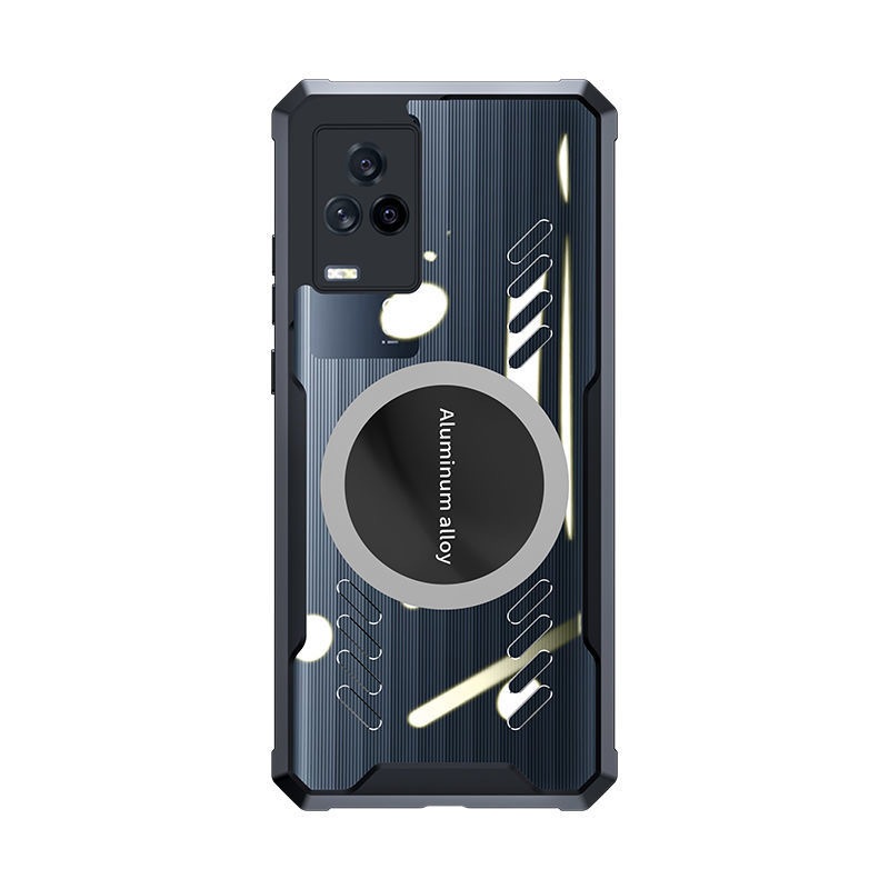 สําหรับ Vivo iQOO 7 5G ป้องกัน TPU เคสโทรศัพท์สําหรับเล่นเกมสําหรับ iQOO 7 กรณีการกระจายความร้อนสําห