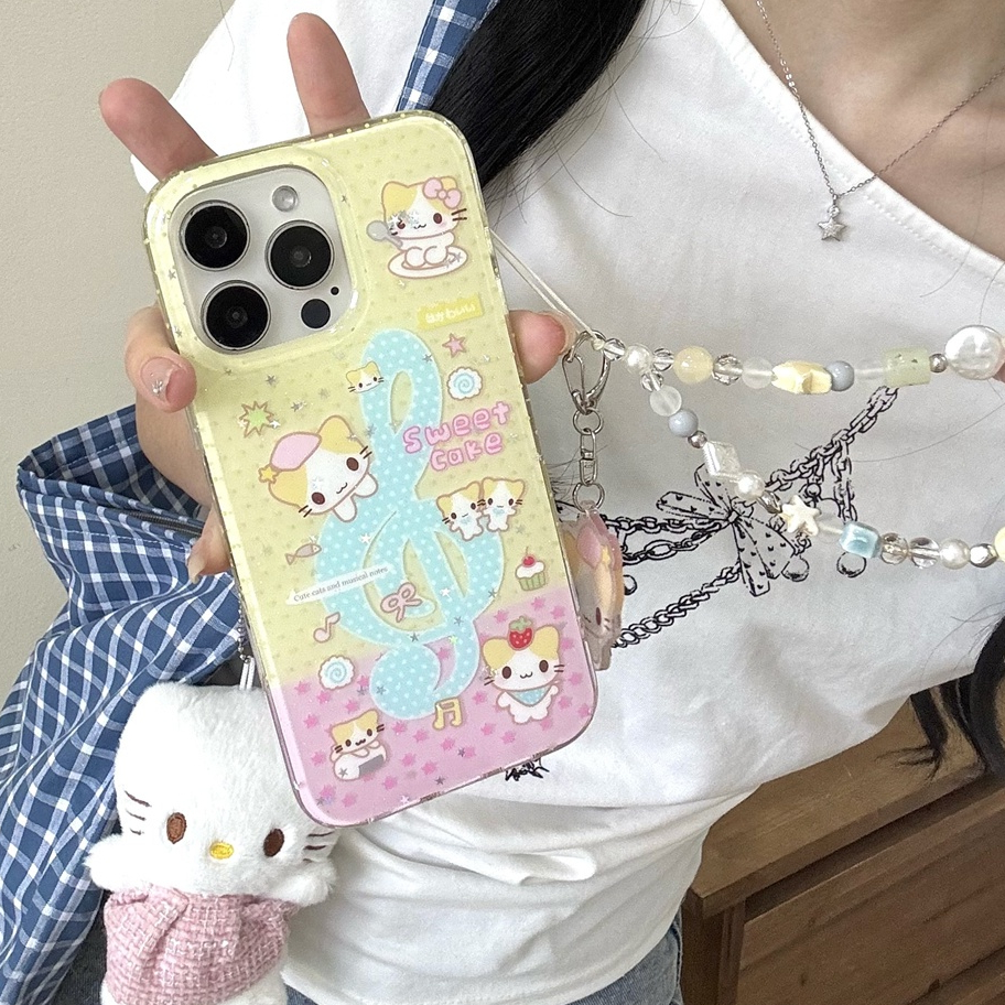 สําหรับ iphone Case 16 Pro Max 15 Pro Max 14 Pro Max เคสโทรศัพท์มาร์ชเมลโลว์โน้ตสองด้าน