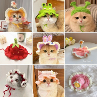 หมวกแมวน่ารักสัตว์เลี้ยงตลกปาร์ตี้คอสเพลย์ Headwear ที่ละเอี…