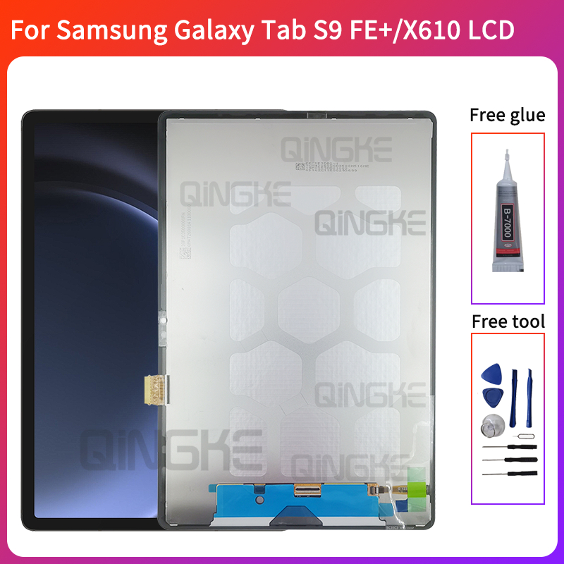 สําหรับ Samsung Galaxy Tab S9 FE + FE Plus LCD SM-X610 SM-X616B จอแสดงผล Touch Screen Digitizer Glas
