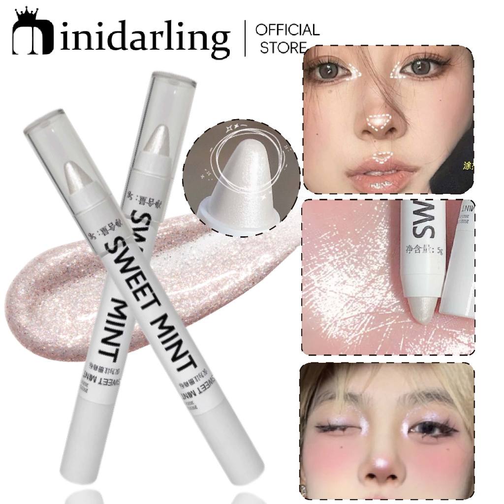 Sweet Mint Lying Silkworm ปากกาไฮไลท์ เนื้อแมตต์ กันน้ํา ติดทนนาน 13 สี
