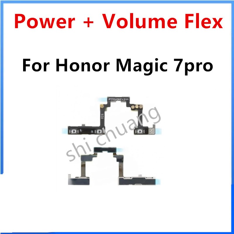 สําหรับ Honor Magic7 Pro / Magic 7 Pro ( PTP-N49, PTP-AN10 ) เปิดไฟด้านข้างปุ่มปรับระดับเสียง Flex C