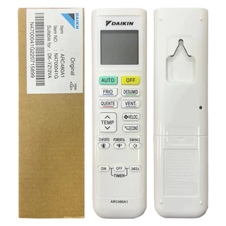 ALANK Remote รีโมทแอร์ DAIKIN ของแท้ (สำหรับแอร์แบบแยกส่วน) เข้ากันได้กับรุ่น ARC480A