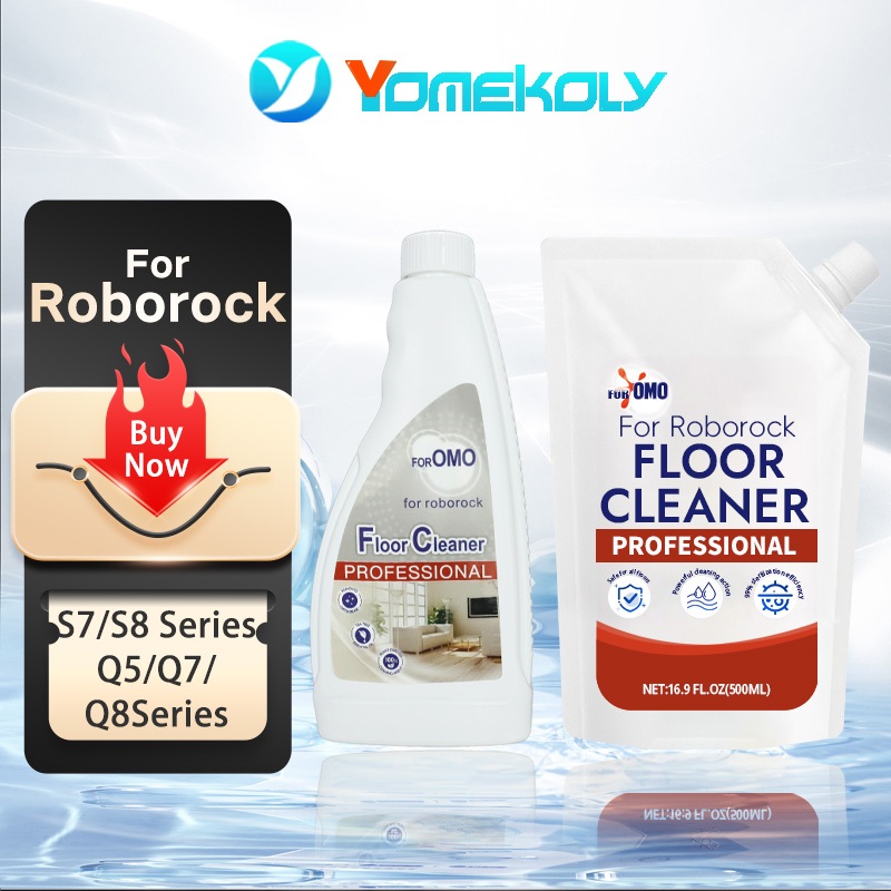 สําหรับ Xiaomi Roborock OMO น้ํายาทําความสะอาด (Fluid Floor Cleaner) สําหรับ Roborock dyad Pro / Qrevo Pro/Qrevo S/S8 MaxV Ultra/S8/Qrevo Master/S7 MaxV Ultra/Q5/Q7