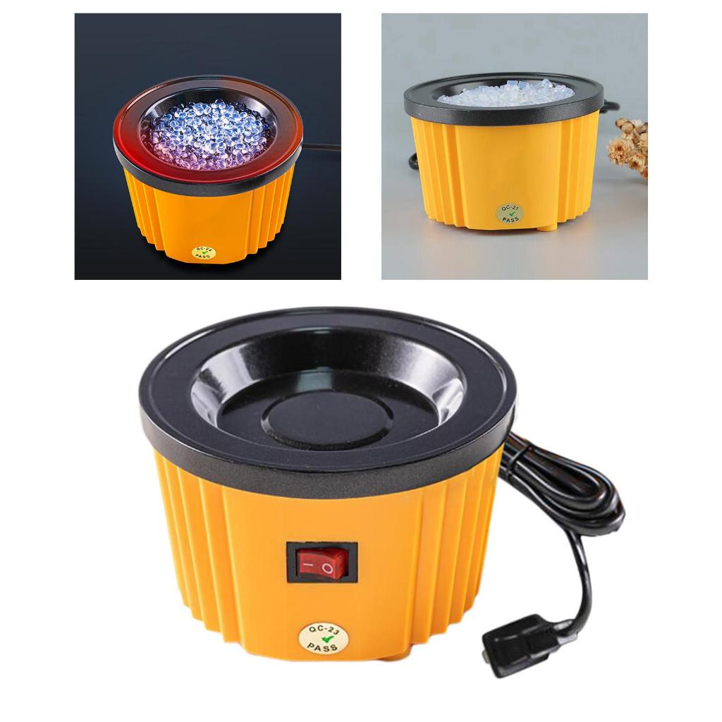 [Wishshopeelxl] หม้อละลายกาวร้อนไฟฟ้า 100W หม้อกาวร้อนไฟฟ้าสําหรับแท่งกาว DIY