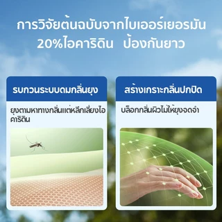 Dexter สเปรย์กันยุง 20% Icaridin - WHOแนะนำ ปลอดภัยทารก&สัตว์เลี้ยง กันแมลง 6.5ชม. กลิ่นพีช & กลิ่นดอกส้ & ไม่มีน้ำหอม
