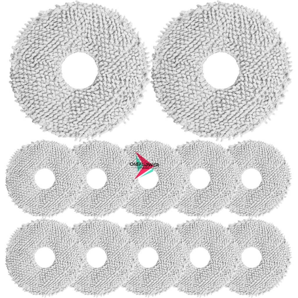 ไมโครไฟเบอร์สูญญากาศ Mop ผ้าสําหรับ Dreame L10s Pro Ultra/X30 Ultra/L10s Pro Gen2/L10s Plus/L40 Ultr