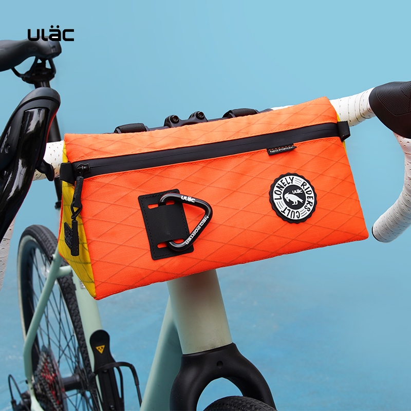 Ulac Handlebar Bag 3.2L สำหรับจักรยาน MTB/E-Bike ทรงสามเหลี่ยม กันน้ำ ใส่ได้เยอะ เหมาะสำหรับเดินทางไกล